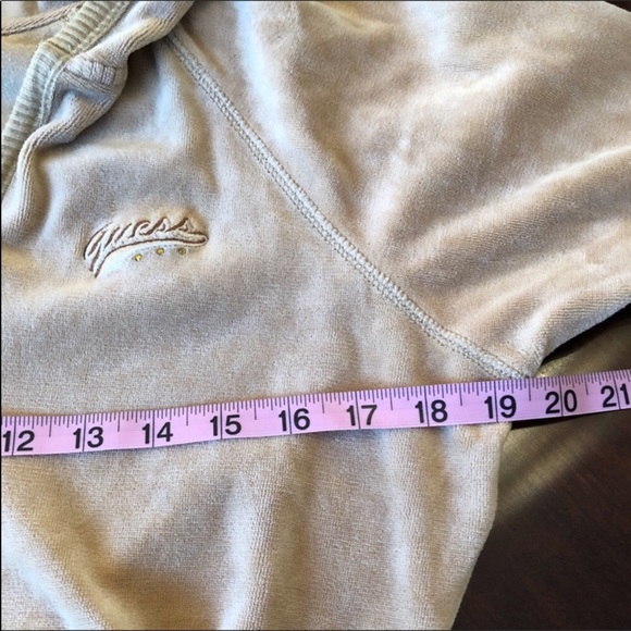 Guess Velour Hooded Cover Up - Picture 4 of 7